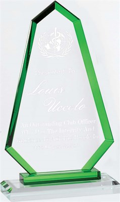 5 X 8 1/2 - Premium Clear Glass Award